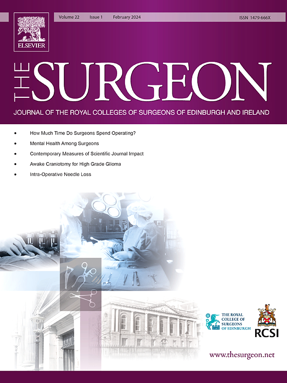 Go to journal home page - The Surgeon